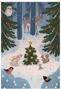 Joulukalenterikortti Putinki Sandberg - Metsän eläimet