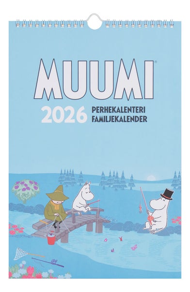 Perhekalenteri Muumi 2026